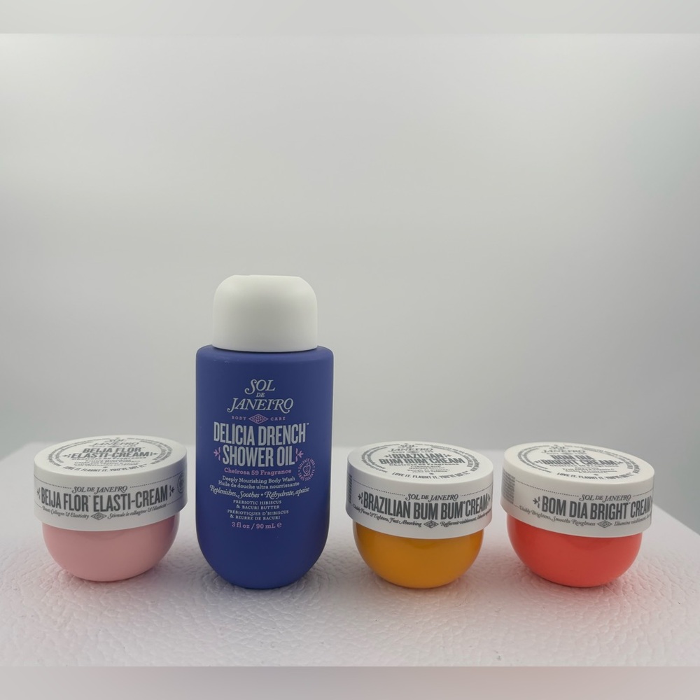 NWT Sol de Janeiro 4pcs deluxe mini gift travel holiday bundle